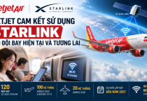 Aviation Week: VietJet cam kết triển khai Starlink trên đội tàu bay hiện tại và tương lai