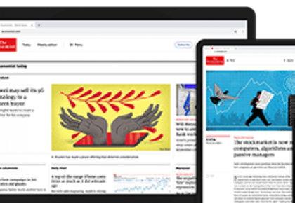 Promotion for the customer who subscribe online account of Nikkei Asia, The Economist 