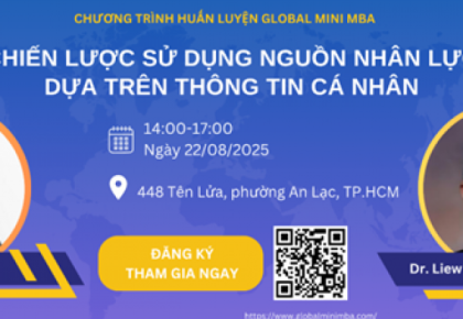 GLOBAL MINI MBA: CHIẾN LƯỢC SỬ DỤNG NGUỒN NĂNG LỰC DỰA TRÊN THÔNG TIN CÁ NHÂN