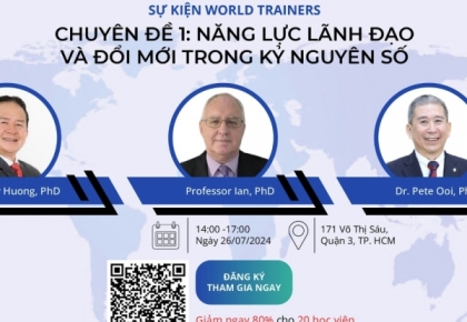 Tham gia sự Kiện World Trainers đầu tiên: Chuyên Đề Năng Lực Lãnh Đạo và Đổi Mới Trong Kỷ Nguyên Số