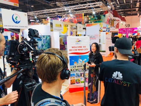 CNBC INTERVIEW HO CHI MINH TOURISM AT WORLD TRAVEL MARKET 04/11/2019