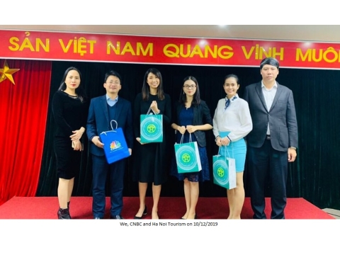 CNBC, Global Book meeting Hà Nội Tourism on 10/12/2019