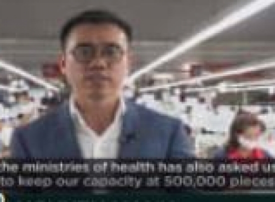 CNBC: Vietnam garment factory switches focus to masks