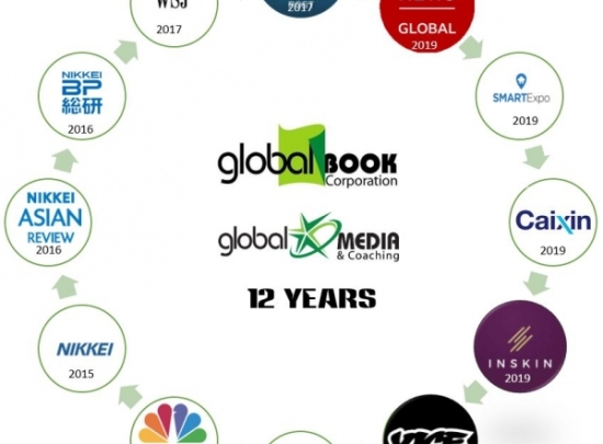 12 NĂM THÀNH LẬP GLOBAL BOOK CORPORATION - ĐẠI DIỆN 12 TẬP ĐOÀN TRUYỀN THÔNG QUỐC TẾ!