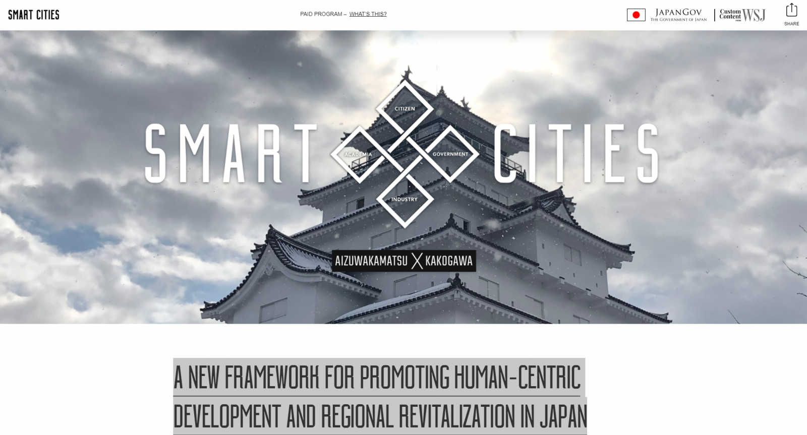 Bài viết về thành phố thông minh tại Nhật Bản trên The Wall Street Journal | Quan Dinh H. | Quan Dinh Writer | Content Writer | Content Editor